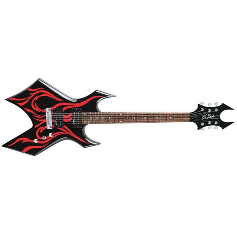 BC Rich Metal Master Warlock Electric Guitar - Tribal Fire