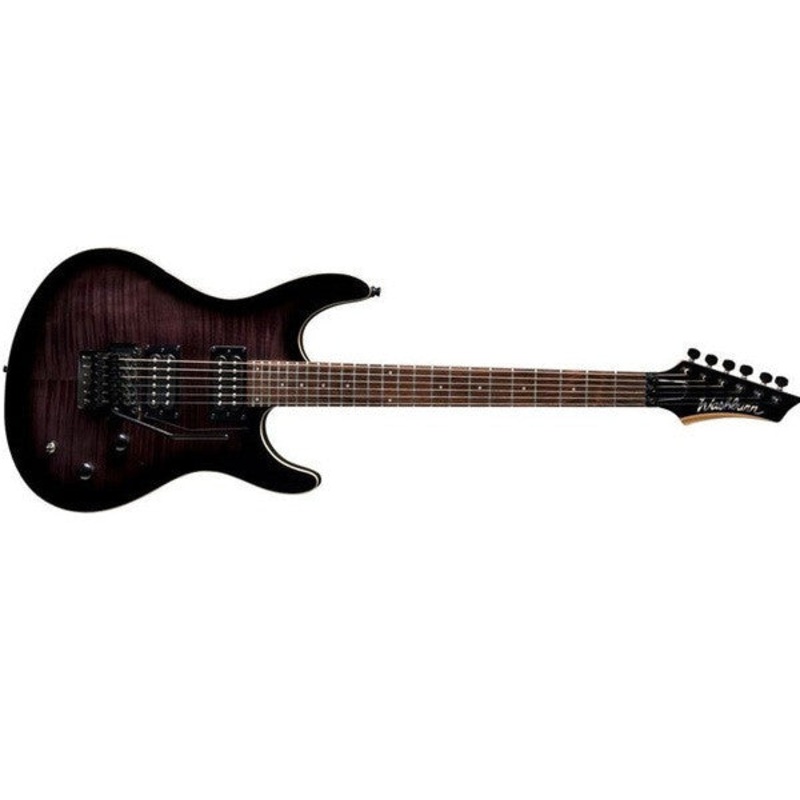 Washburn RX22FRFBB Electric Guitar, Floyd Rose - Flame Black Burst