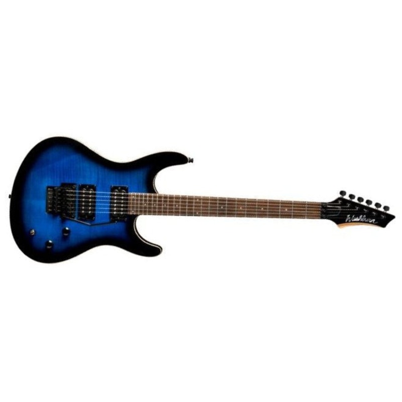 Washburn RX22FRFBLB Electric Guitar, Floyd Rose - Flame Blue Burst