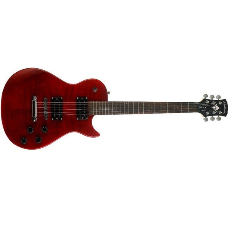 Washburn WIN14FTR Electric Guitar - Flame Trans Red