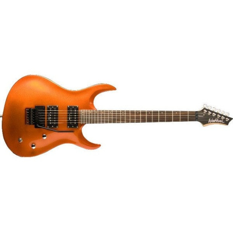 Washburn XMSTD2FRTNG Electric Guitar, XM Series, Floyd Rose -Tangerine - Garage Sale