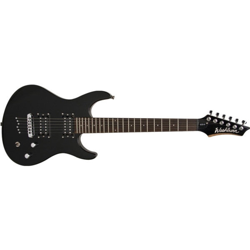 Washburn RX6B 3/4 Size Electric Guitar -Black