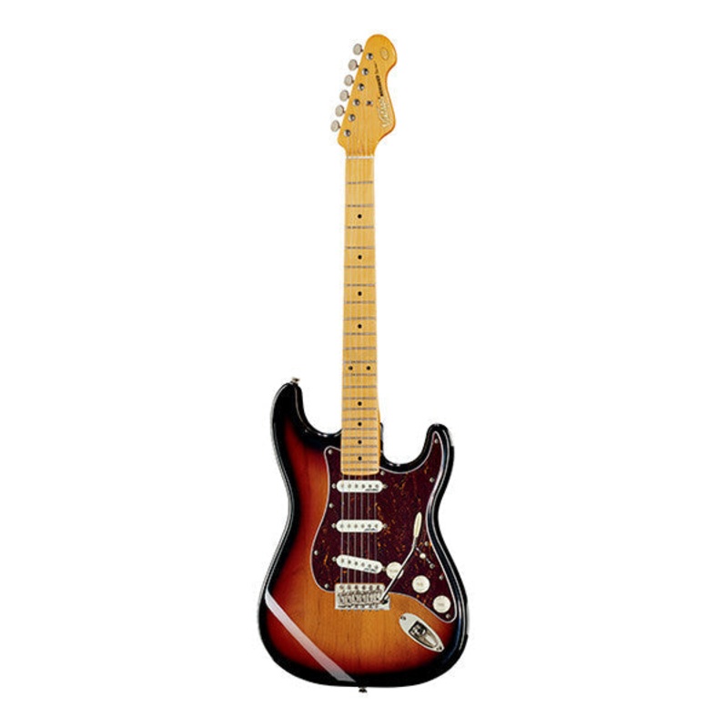 Vintage Reissued V6MSSB Electric Guitar - 3 Tone Sunburst